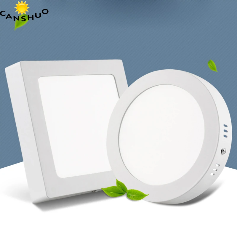 Квадратный светодиодный панельный светильник поверхностного монтажа 3 Вт 6 9 15 24