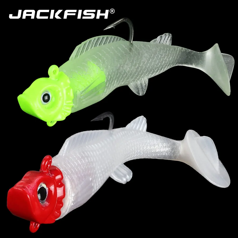JACKFISH 7 г/15 г свинцовый джиг искусственная Мягкая приманка С рыболовным крючком 6