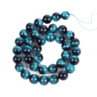 Бусины из натурального камня тигр глаз камень для изготовления ювелирных изделий, круглые бусины россыпью для самостоятельного изготовления браслетов, ожерелий, 4681012 мм