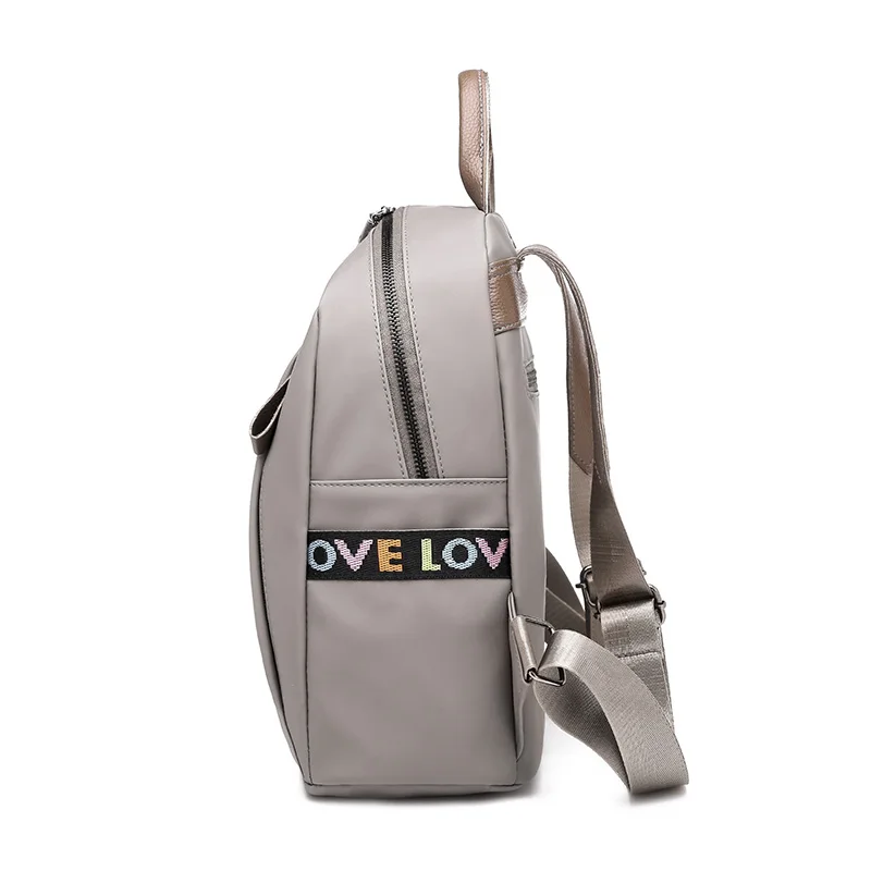 2021 New Women Backpack High Quality Oxford Cloth School Bags for Teenager Girls Fashion Solid Lady Shoulder Bag |
