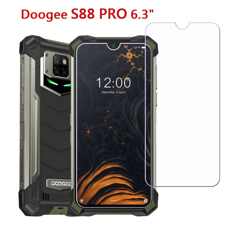 Закаленное стекло Для Doogee S88 Pro 2 шт. защита экрана телефона защитная Пленка S8Pro 0 26
