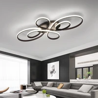 modern led ceiling lights dimmable living room dining room bedroom study balcony aluminum body home decoration ceiling lamp