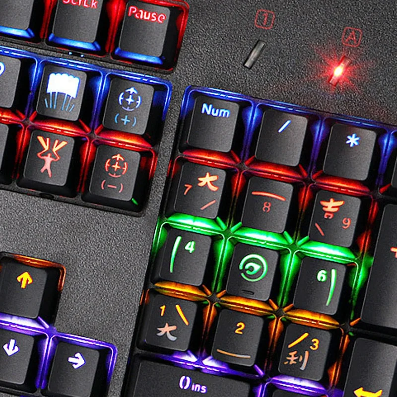 104 Key персонализированный Keycap двухцветный литой под давлением крест вал