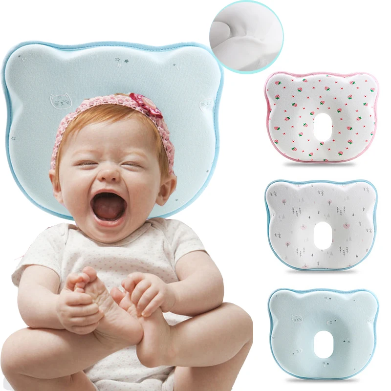 

Head Shaping Baby Nursing Pillow Anti Roll Memory Foam Pillow Prevent Flat Head Neck Newborn Support Sleeping Cushion