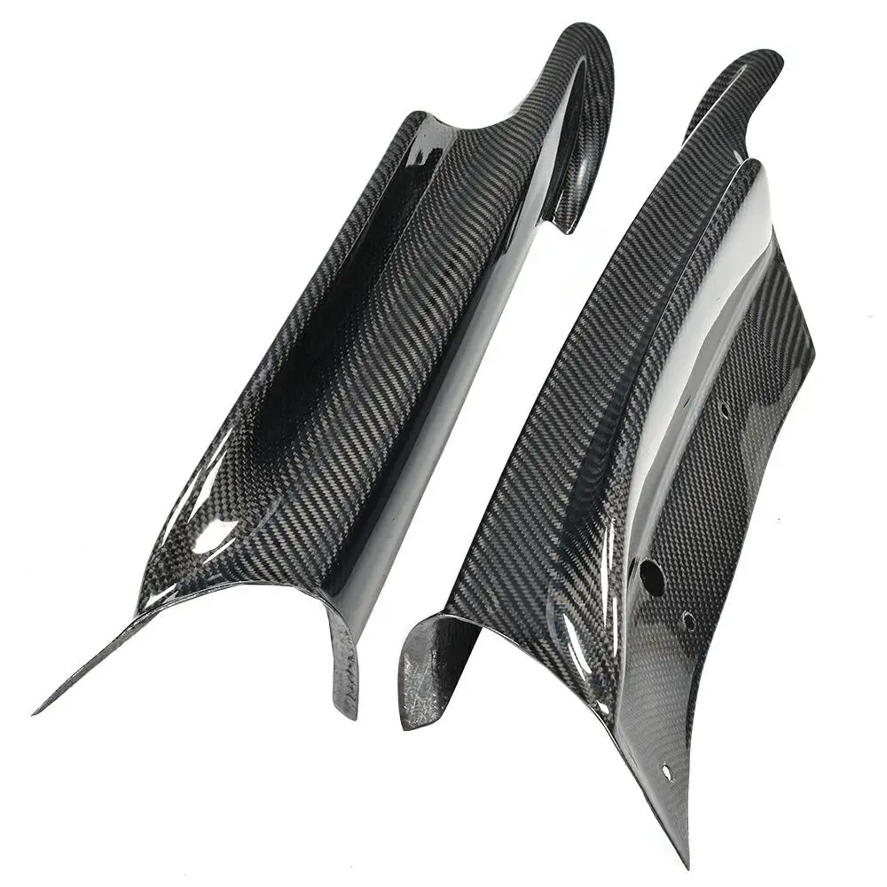 Углеродное волокно переднего бампера Туман разветвители ламп для BMW 3 серии E90 м