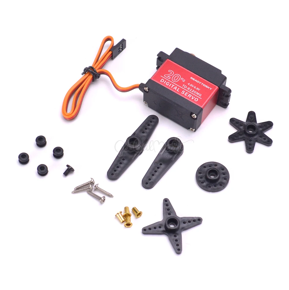 Сервопривод цифровой без сердечника водонепроницаемый с большим крутящим