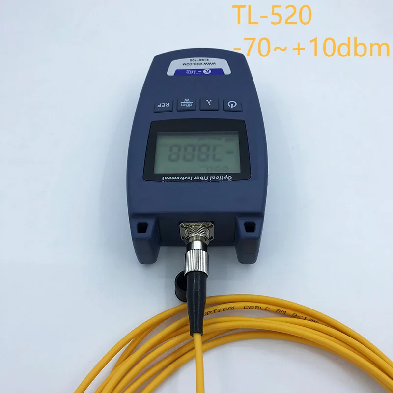 

FTTH волоконно-оптический Мощность метр TL-520 волоконно-оптический кабельный тестер-70dBm ~ + 10dBm Универсальный интерфейс Бесплатная доставка