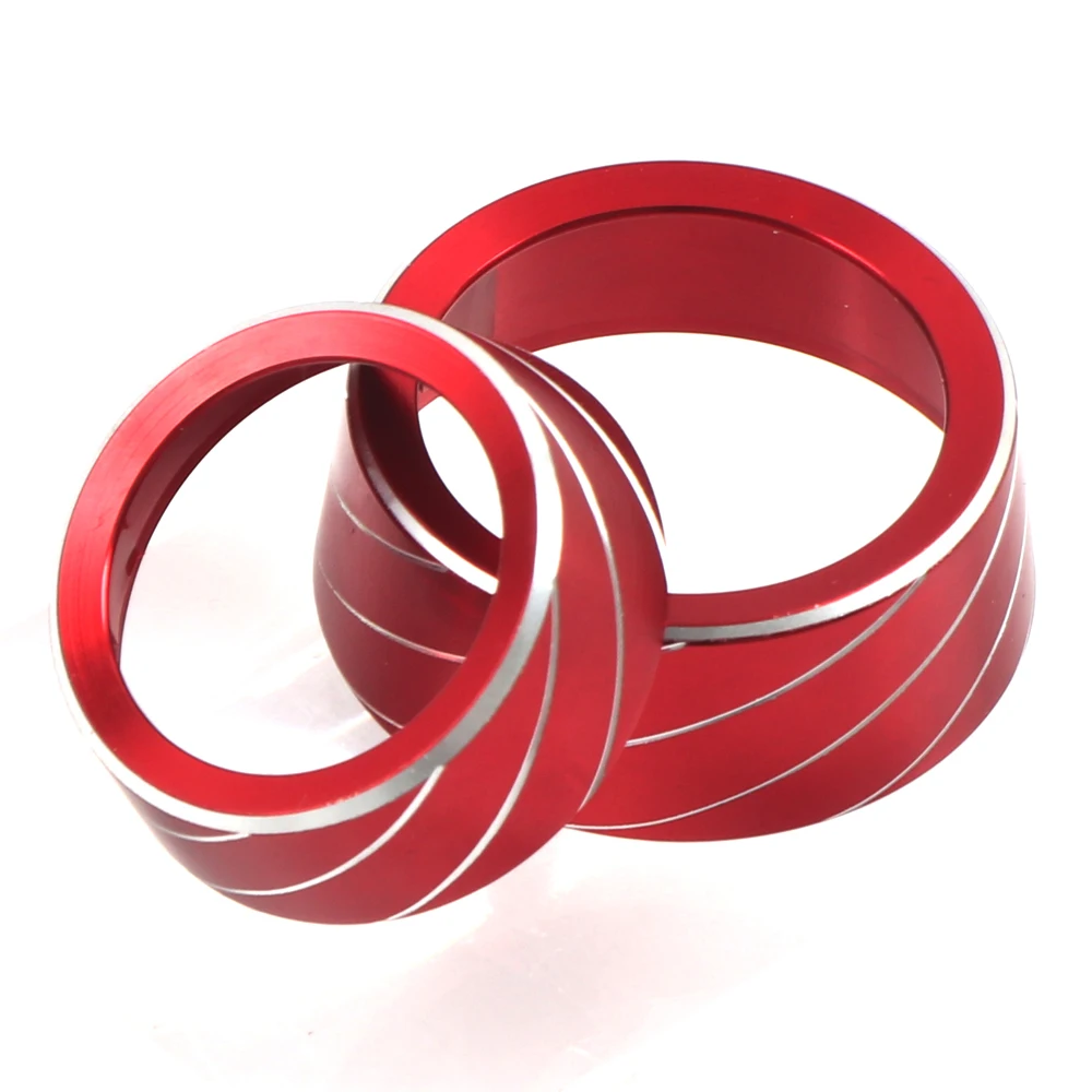 

Car Accessories for Dodge Charger 2015-2020 Aluminum alloy Interior Air Condition Knob Cover Trim 3pcs