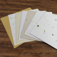chinese yulong rice paper cards half ripe xuan paper calligraphy painting mounting xuan paper cards carta di riso 10 sheets
