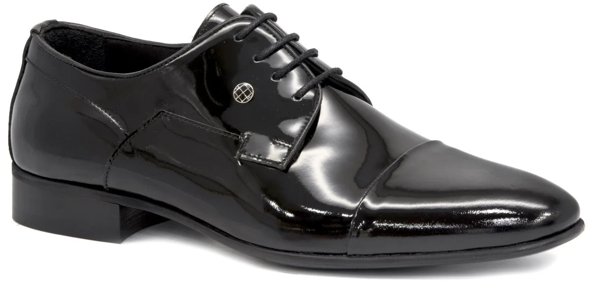 Туфли Мужские Лакированные Черные Купить