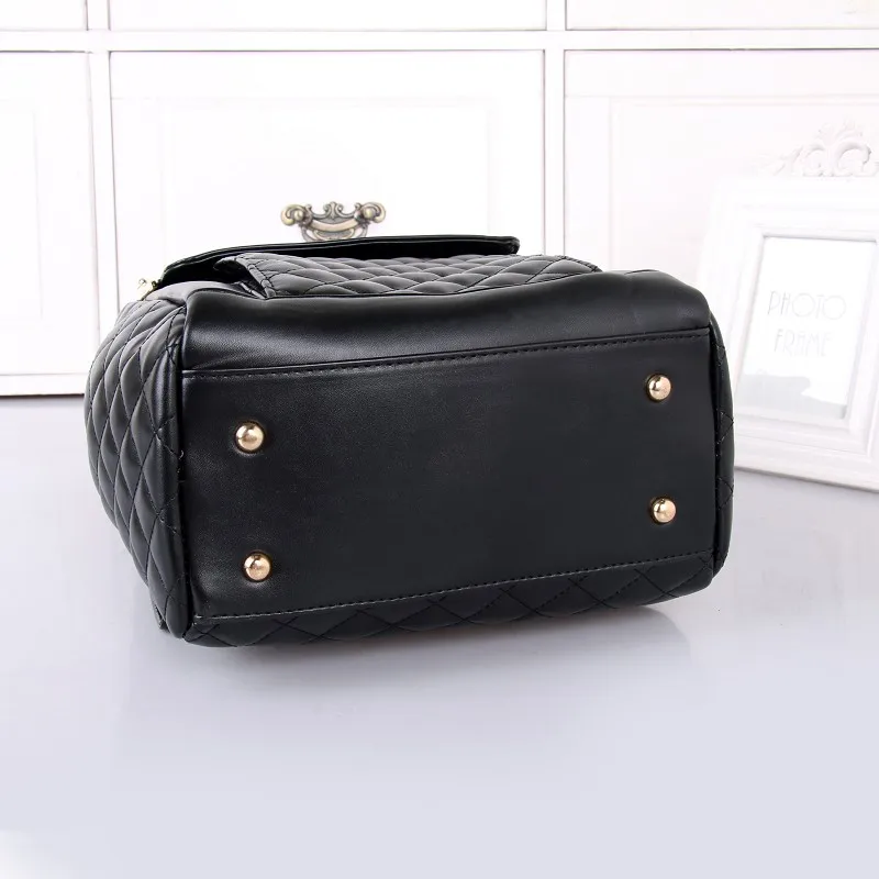 

Luxury classic backpack leisure bag black bag large capacity bag