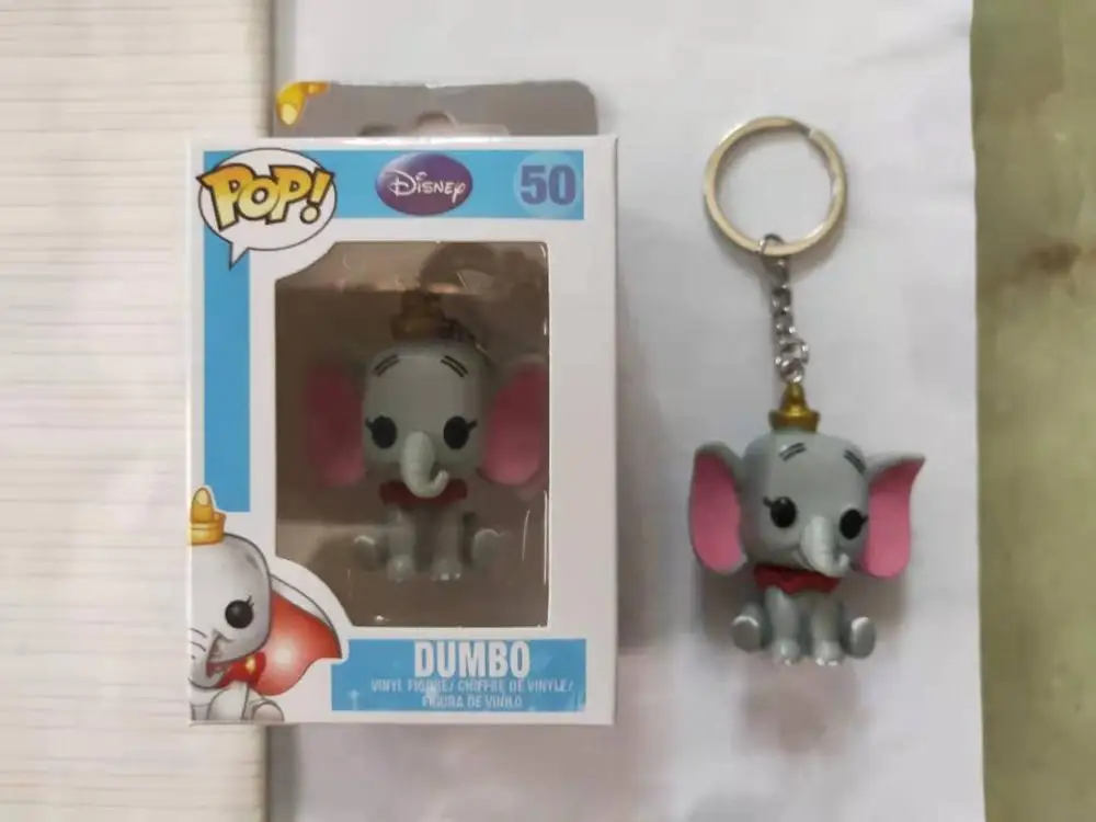 elephant Funko Pop HP7 Харри Хедвиг Фокс брелок игрушки дисней Олаф Анна Эльза фигурка принцессы брелок Подвески Игрушки Южная парк Кенни - Цвет: elephant