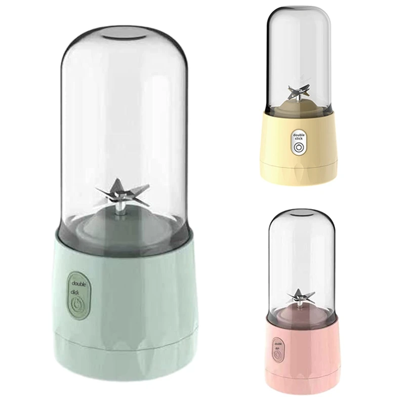 

Electric Blender Portable Fruit Juicer Handheld USB Personal Milk Smoothie Maker Mixer Cup for Home Picnic Office