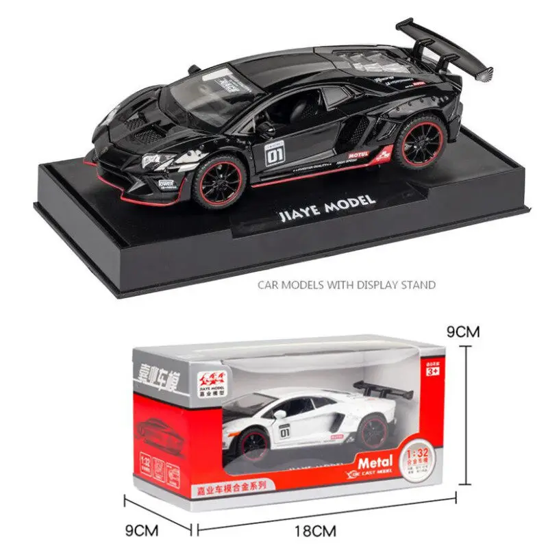 1:32 Lamborghini LP770-4 литые автомобили модель автомобиля из сплава со звуком и светом