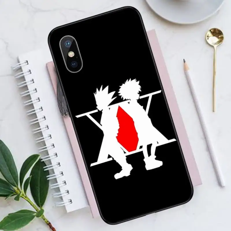 

Hunter X hunter Japan anime Phone Cases for iPhone 11 12 pro XS MAX 8 7 6 6S Plus X 5S SE 2020 XR Luxury brand shell funda coque