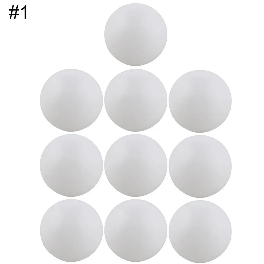 

10 Pcs Table Tennis Balls Outdoor Sports 6 Colorsnew Materials Colorful Without Words Lottery Ball Seamless High-hardness Ball
