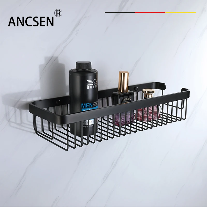 

Ванная комната Нержавеющая сталь черная матовая искусственная кожа с квадратные корзины стойка для сетчатой корзины Ванная комната один С...