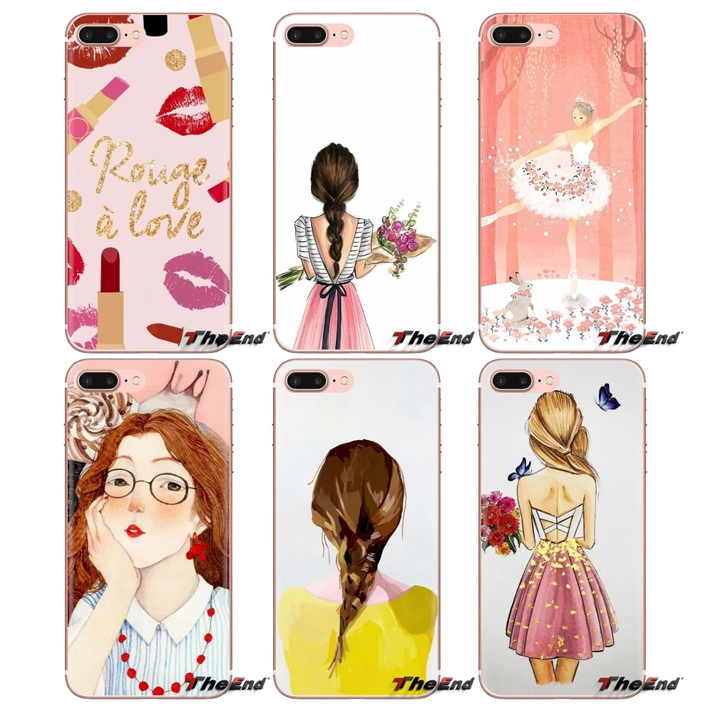 Для похода по магазинам девушка прозрачный чехол из термопластичного