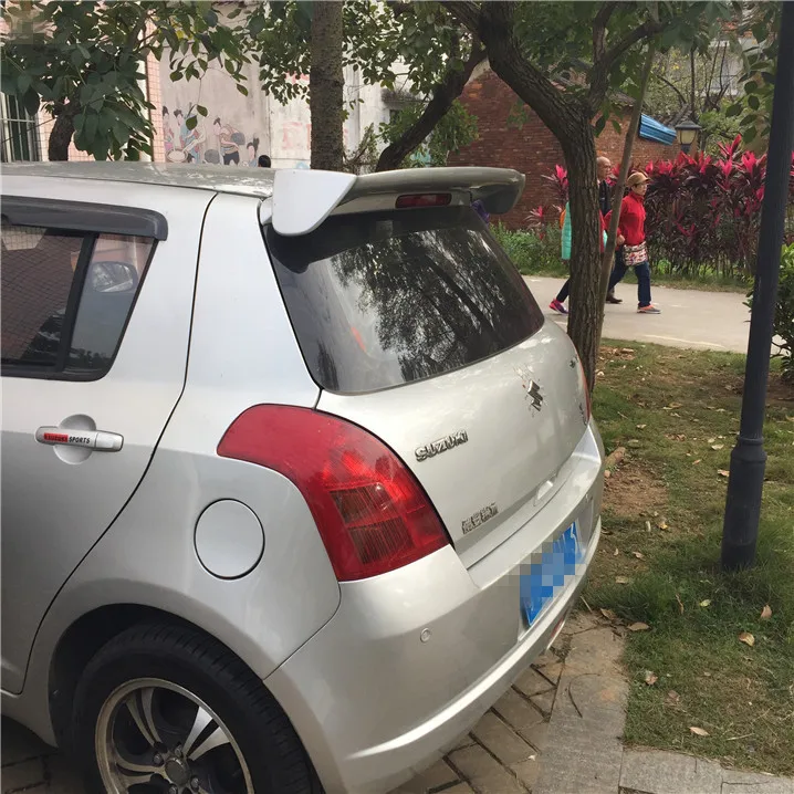 Спойлер для Suzuki Swift высококачественный АБС пластик праймер на заднее крыло