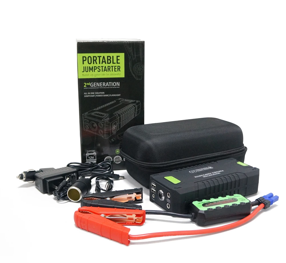 Car Jump Starter 20000mAh 1000A Vehicle Emergency Battery Portable 12V External Booster Multi-function Power Bank T2 | Автомобили и