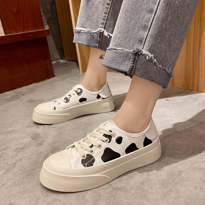 

Cross Women's Shoes Round Toe Casual Female Sneakers All-Match Espadrilles Platform Modis Creepers New Summer Small 2021 Clogs R