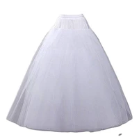 6 hoops big white quinceanera dress petticoat super fluffy crinoline slip underskirt for wedding ball gown