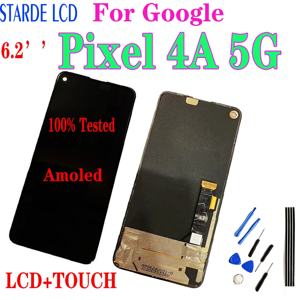 6.2 Inch For Google Pixel 4a 5g Lcd G025I GA01311 Display Touch Screen Digitizer Assembly For Google Pixel 4a 5G Diaplay Pixel4a