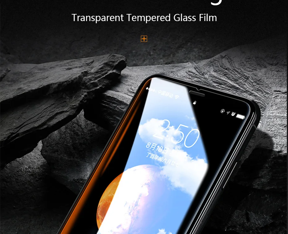 3 шт. закаленное стекло для iPhone 7 8 6 6s Plus 5 5S SE Защита экрана для iPhone X XR XS 11 Pro Max Защитная стеклянная пленка