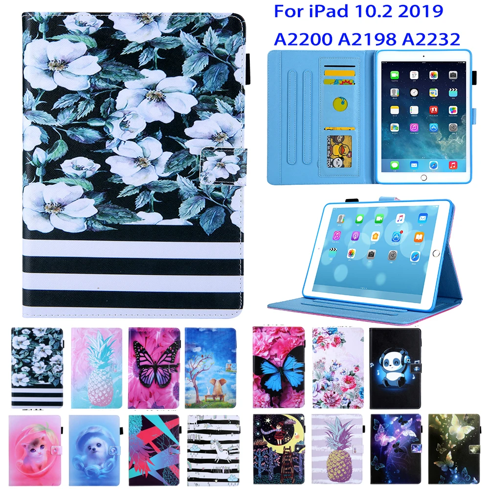 Симпатичный чехол для iPad 10 2 планшета 2019 дюймов поколение A2200 A2198 A2232 чехлы с