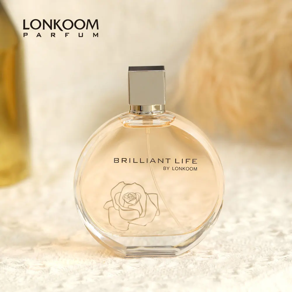 

LONKOOM Original Perfume for Women Floral-fruity Aroma Women's Eau De Parfum Spray Brilliant Life 100ml Long Lasting Fragrance