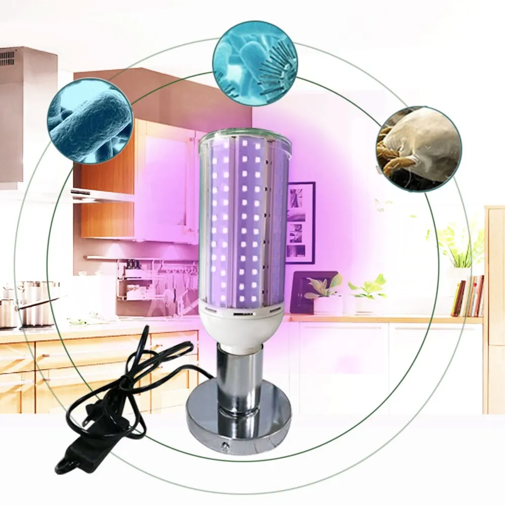 E27 UVC ультрафиолетового излучения UV светильник лампочка лампы дезинфекции озоном