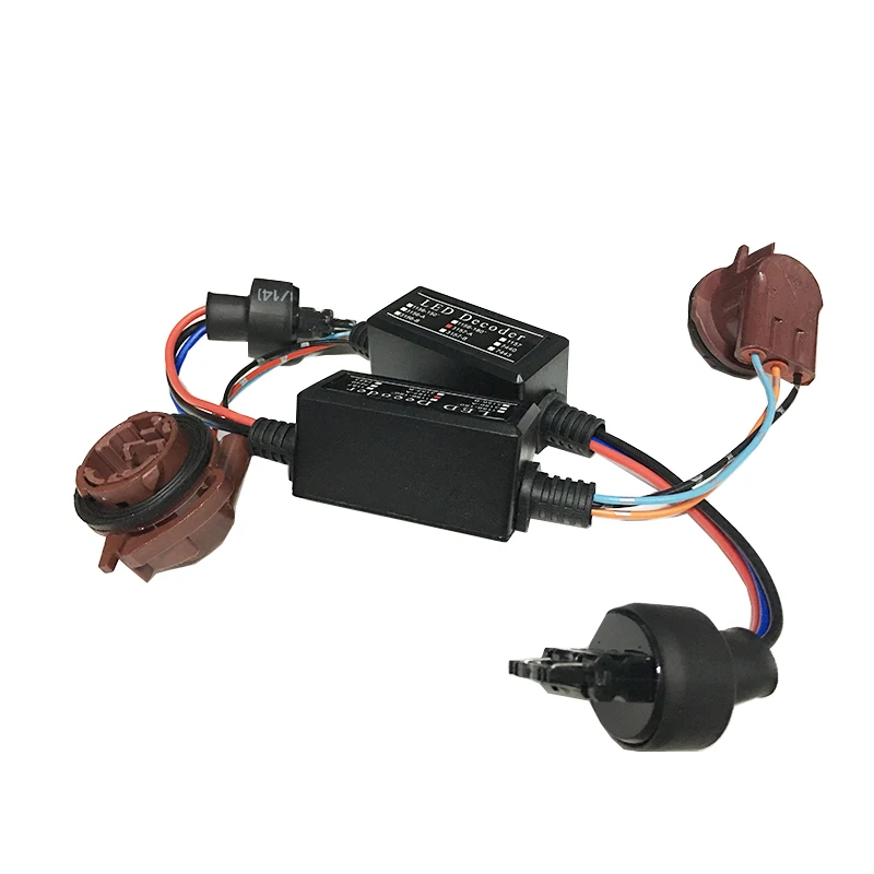 Светодиодный резистор с защитой от мерцания Предупреждение ошибок разъем 3157 A автомобильные аксессуары