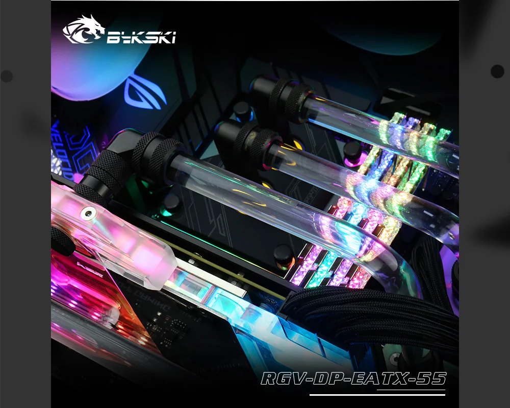 Bykski RGV-DP-EATX-55 водные доски для Deepcool Eatx 55 чехол для Intel cpu водоблок и один GPU корпус