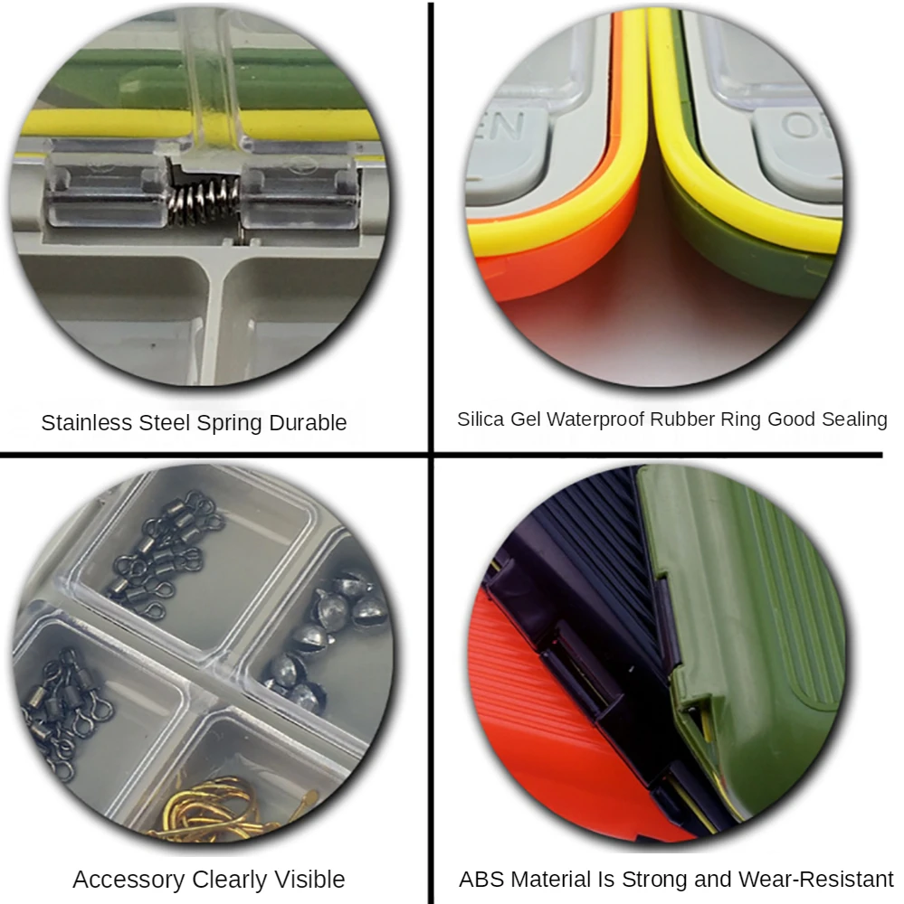 Коробка для рыболовных снастей водонепроницаемые аксессуары крючки приманки