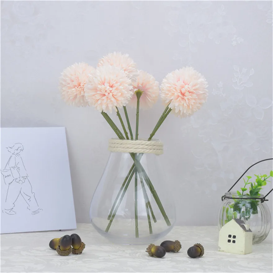 Букет искусственных цветов Шелковый цветок одуванчика искусственные цветы