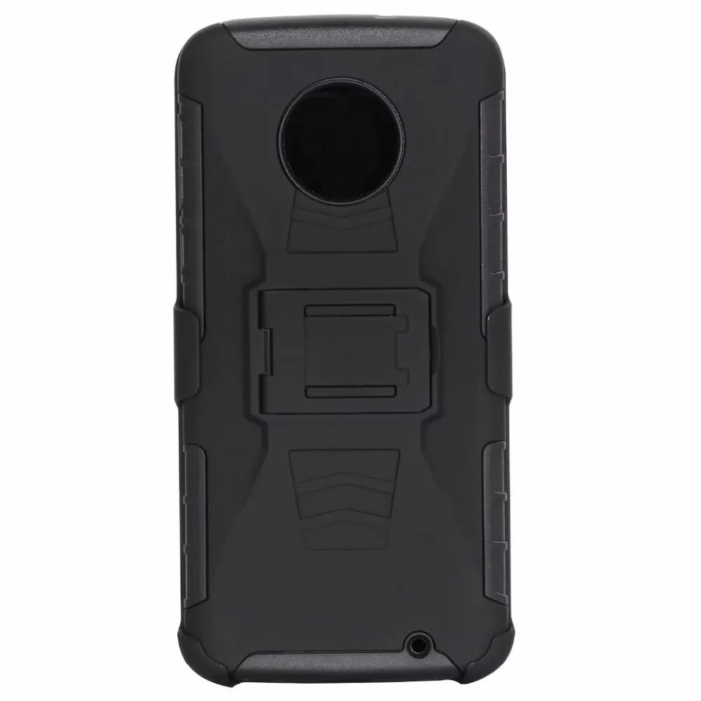 Сверхмощный Прочный чехол для Moto Z4 play G7 power g6 Z3 e5 play PLUS x4 Противоударная подставка жесткий чехол с зажимом для ремня
