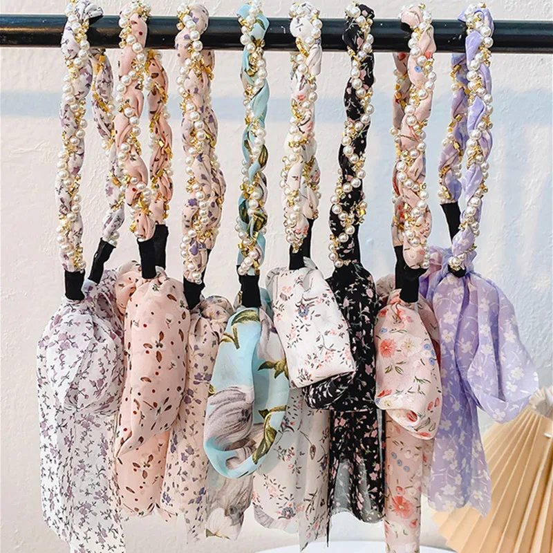 2021 новые милые простые стример кисточкой повязка на голову с бантом лента для