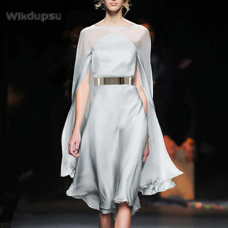 

Dress Suits For Women Fashion Cape Blazer Spring Summer Luxury Runway Designer High Quality Dress Female Office Lady Work Wear