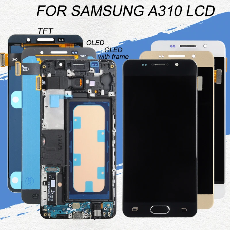 ЖК дисплей Catteny A310 для Samsung Galaxy A3 2016 сенсорный экран с дигитайзером в сборе A310F