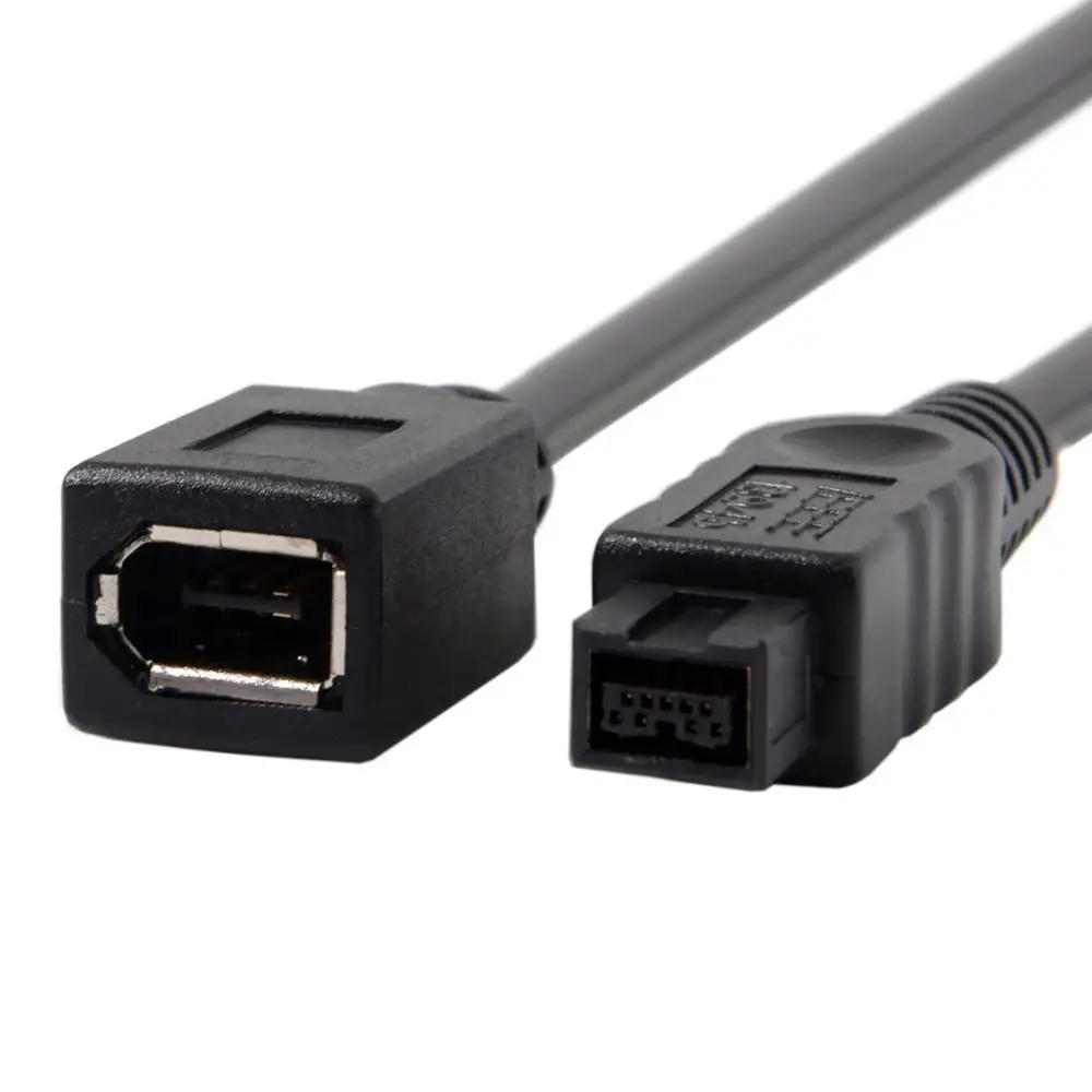 Кабель адаптер IEEE 1394 IEEE1394 6 контактный разъем до 1394b 9 штекер Firewire от 400 800 10 см 0 1