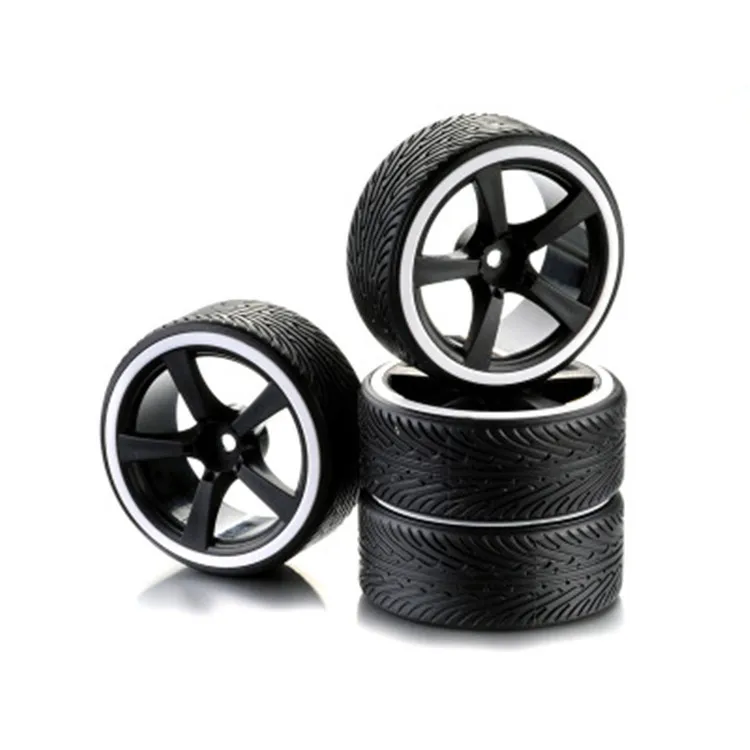 SOJERC 1/10 HSP D4 TT01 Road Drift автомобильные запчасти 4 шт. автомобильная шина жесткая |