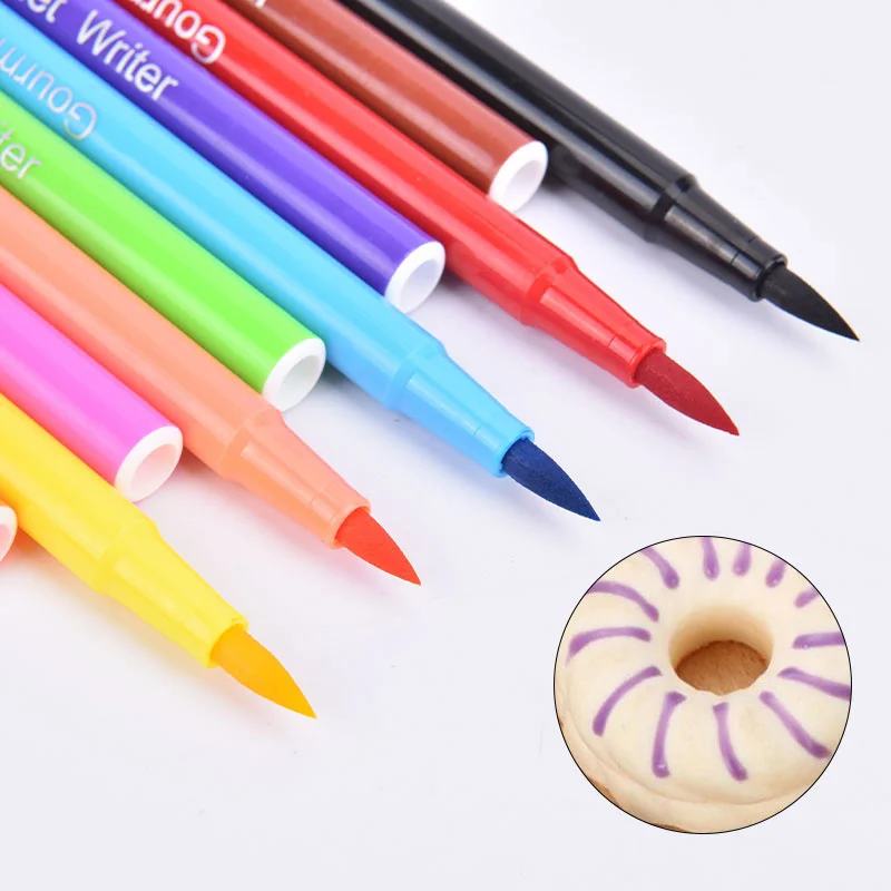 Пигментная ручка для рисования 10 цветов украшения тортов выпечки | Дом и сад