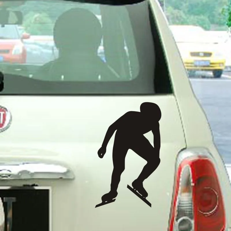 

Speed Skating Sticker Decal Skiing Ice Sports Posters Vinyl Pegatina Wall Decals Decor Mural Car Skating Decal