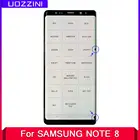 100% протестированных точек ЖК-дисплея для Samsung Galaxy Note 8 ЖК-дисплей сенсорный экран дигитайзер сборка Замена N9500 N9500F рамка