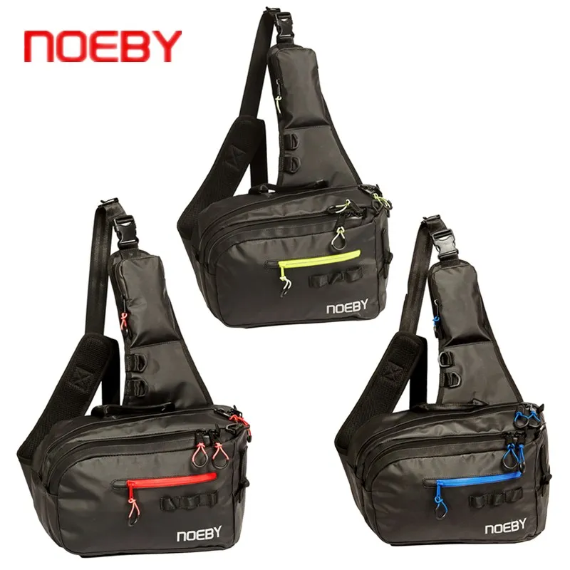 

NOEBY Fishing Bag Waterproof Chest Bags Package Sling Outdoor Pack Waterproof Large Capacity YKK Zipper Backpack Fishing Tackle