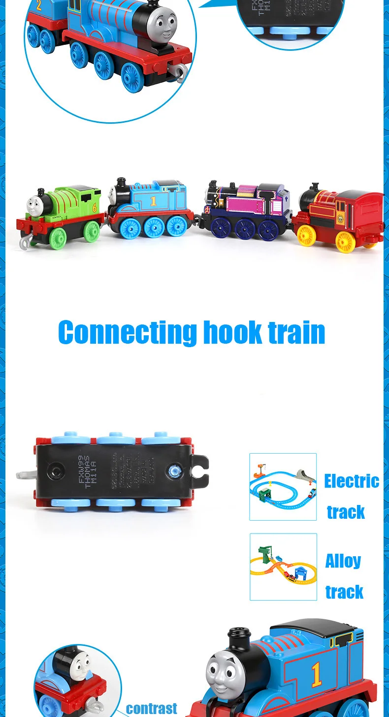 Original Thomas and Friends New Trains Model TrackMaster Alloy Train Metal Engine Toy Suitable for Track Set Toys for Children