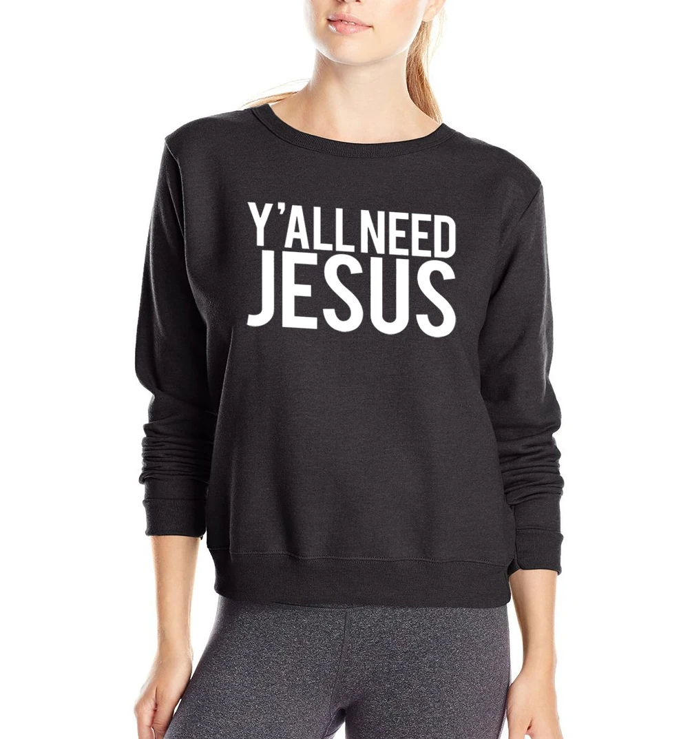 Женская толстовка с надписью Super Jesus Christ длинными рукавами весна 2020 Новое