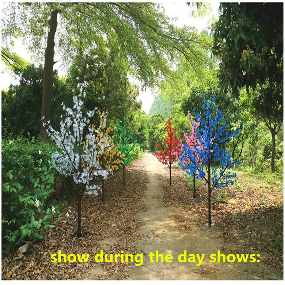 Ручной работы искусственный светодиодный светильник в виде вишневого дерева