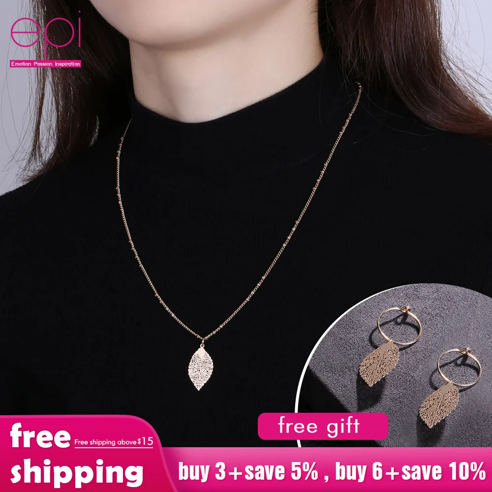 EPI пальто-свитер золотое ожерелье для девушек и специальный лист длинный свитер