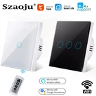 Настенный выключатель Szaoju EU с поддержкой Wi-Fi и голосовым управлением